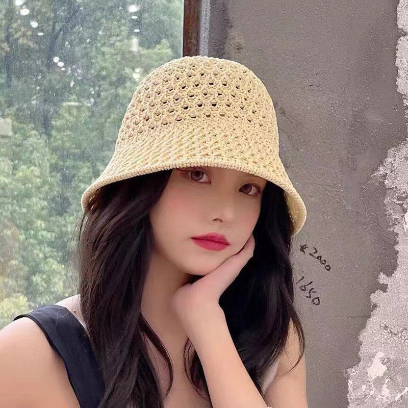 Nouvelles filles chapeau de so - Bucket Hat Straw avis et prix