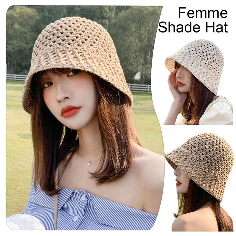 Nouvelles filles chapeau de so - Bucket Hat Straw avis et prix