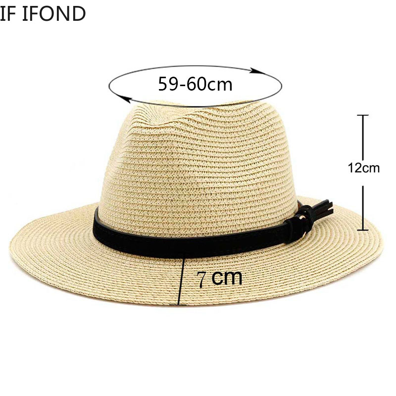 Chapeau de paille pour hommes  - Bucket Hat Straw avis et prix